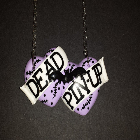 Lilac dead pin-up bete noire necklace