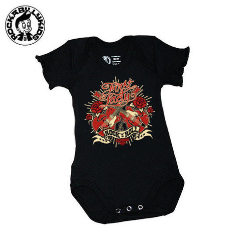 First Lady Ruffled Baby Grow by RockabillyKids