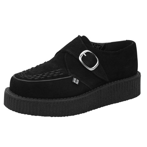 A8356 Mondo Lo Suede Monk Buckle Brothel Creepers by T.U.K