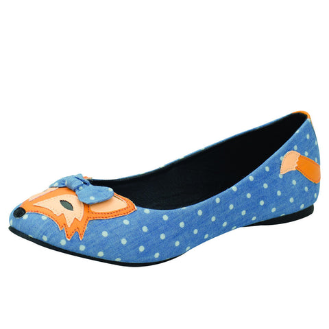 A8569L Foxy Femme Flats by T.U.K