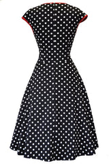 Isabella Polka Dot Dress by Lady Vintage