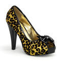 Bettie Cheetah 12 Platforms by Pinup Couture