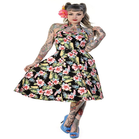 Carmen Swing Dress By Banned