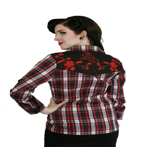 Joni Check Shirt by Collectif