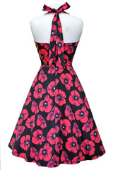 Poppy Halterneck Dress by Lady Vintage