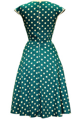 Isabella Polka Dot Dress by Lady Vintage