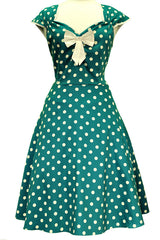 Isabella Polka Dot Dress by Lady Vintage