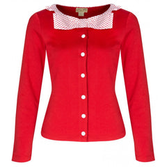 "Ally" Jersey Cardigan by Lindy Bop