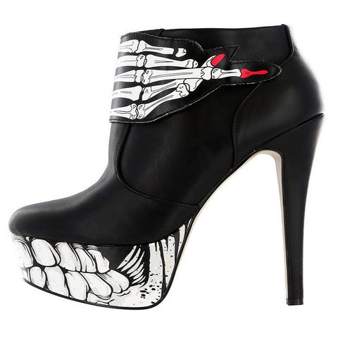 Bone Breaker Platform Booties by Iron Fist