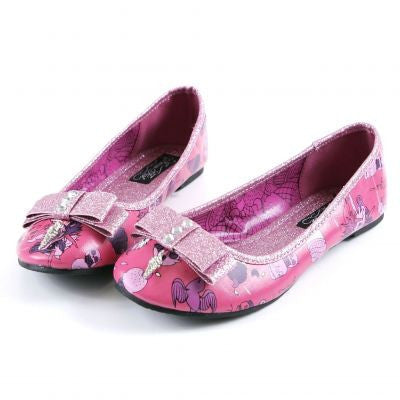 iron fist demon donkey ballerina flat pumps