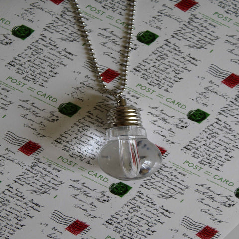 light up bulb on a necklace