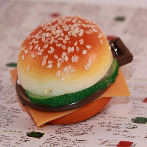 foam burger compact mirror