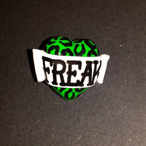 green leopard print freak bete noire ring