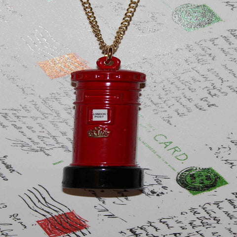 royal mail post box necklace