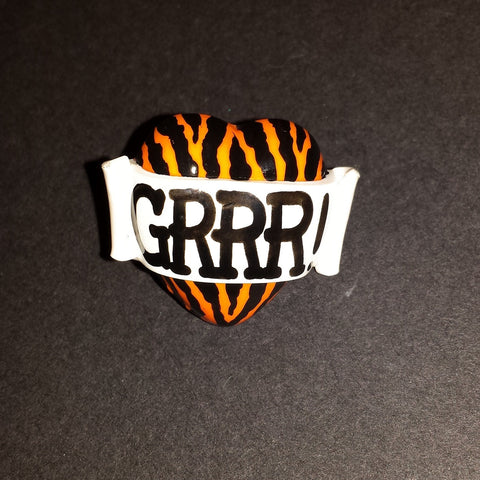 orange tiger stripe grrr! bete noire ring