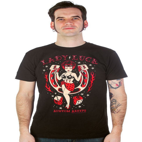 Lady Luck T-Shirt by Kustom Kreeps