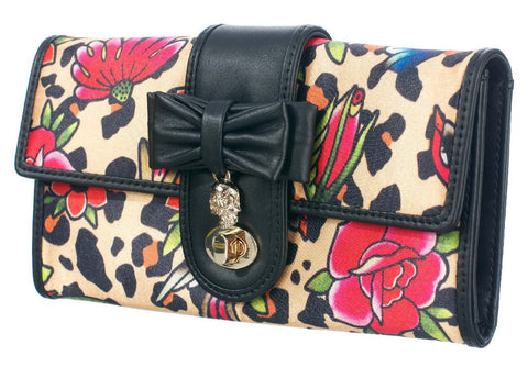 iron fist lounge leopard purse