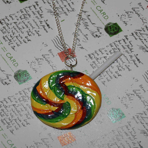 giant lolly pop necklace