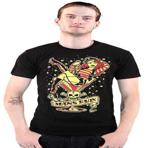 Man's Ruin T-Shirt by Kustom Kreeps