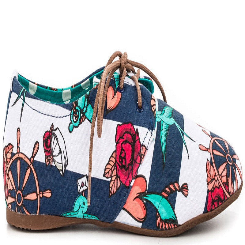 She Sells Oxford Flexi Flats by Iron Fist