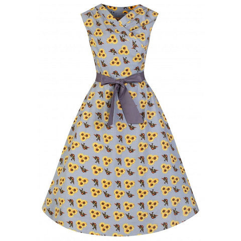 Stephanie Flared Dress by Lindy Bop