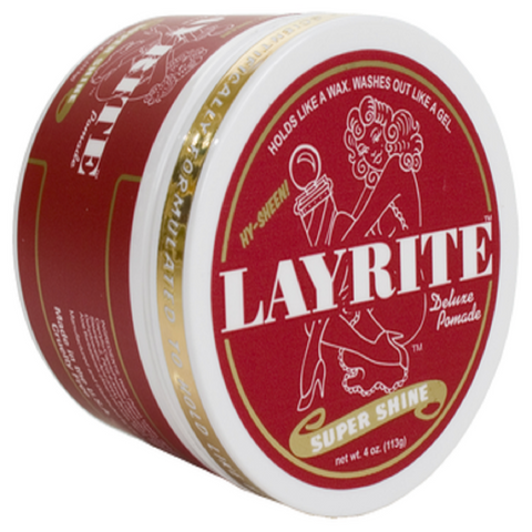 side profile of layrite super hold pomade can