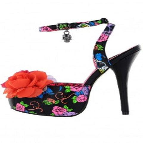 Sweet Tooth Flower Peep Toe Platforms by Iron Fist