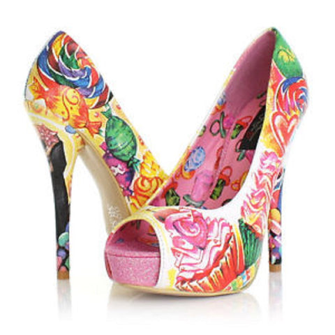 Sweets For My Sweet Peep Toe Platforms by Iron Fist