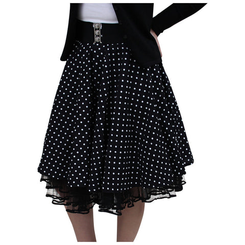 Polka Dot Swing Skirt by Doll Mixture