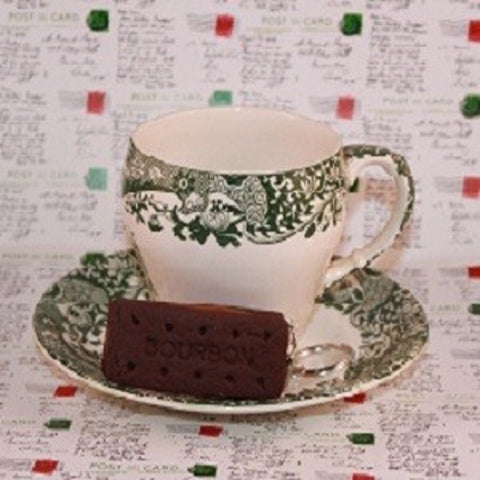 Taking The Bourbon Biscuit Keyring