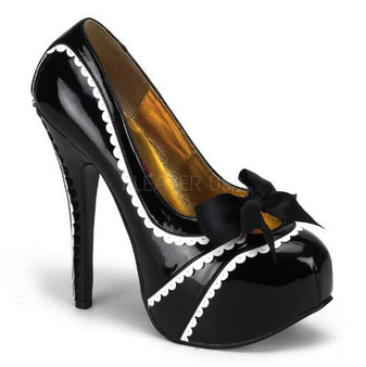 Black Teeze 12 Platforms by Bordello