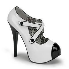 White Teeze 23 Platforms by Bordello