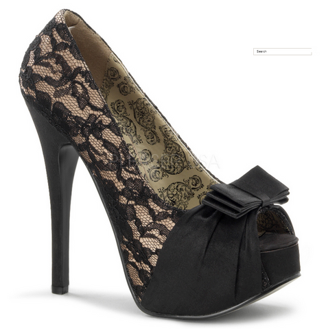 Lace Teeze 28 Platforms by Bordello