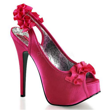 Fuchsia Teeze 56 Platforms by Bordello