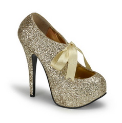 Teeze 10 Glitter Platforms by Bordello