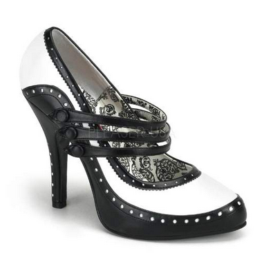 White Tempt 10 Platforms by Bordello