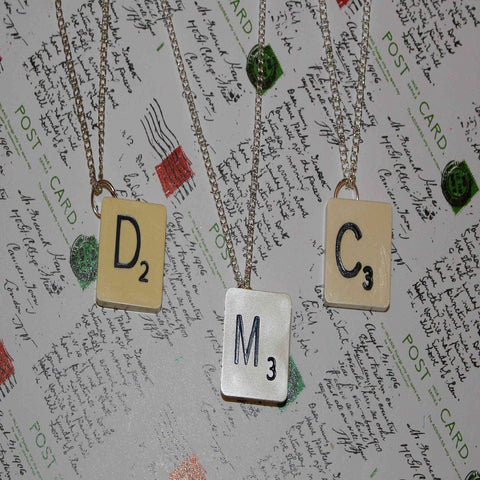 scrabble necklace
