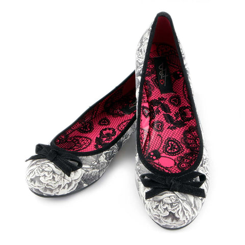 iron fist black and white tomorrows sorrows flats