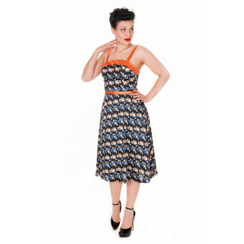 Valetta Flared Dress by Lindy Bop