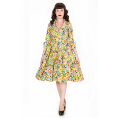 Vivi Floral Dress by Lindy Bop